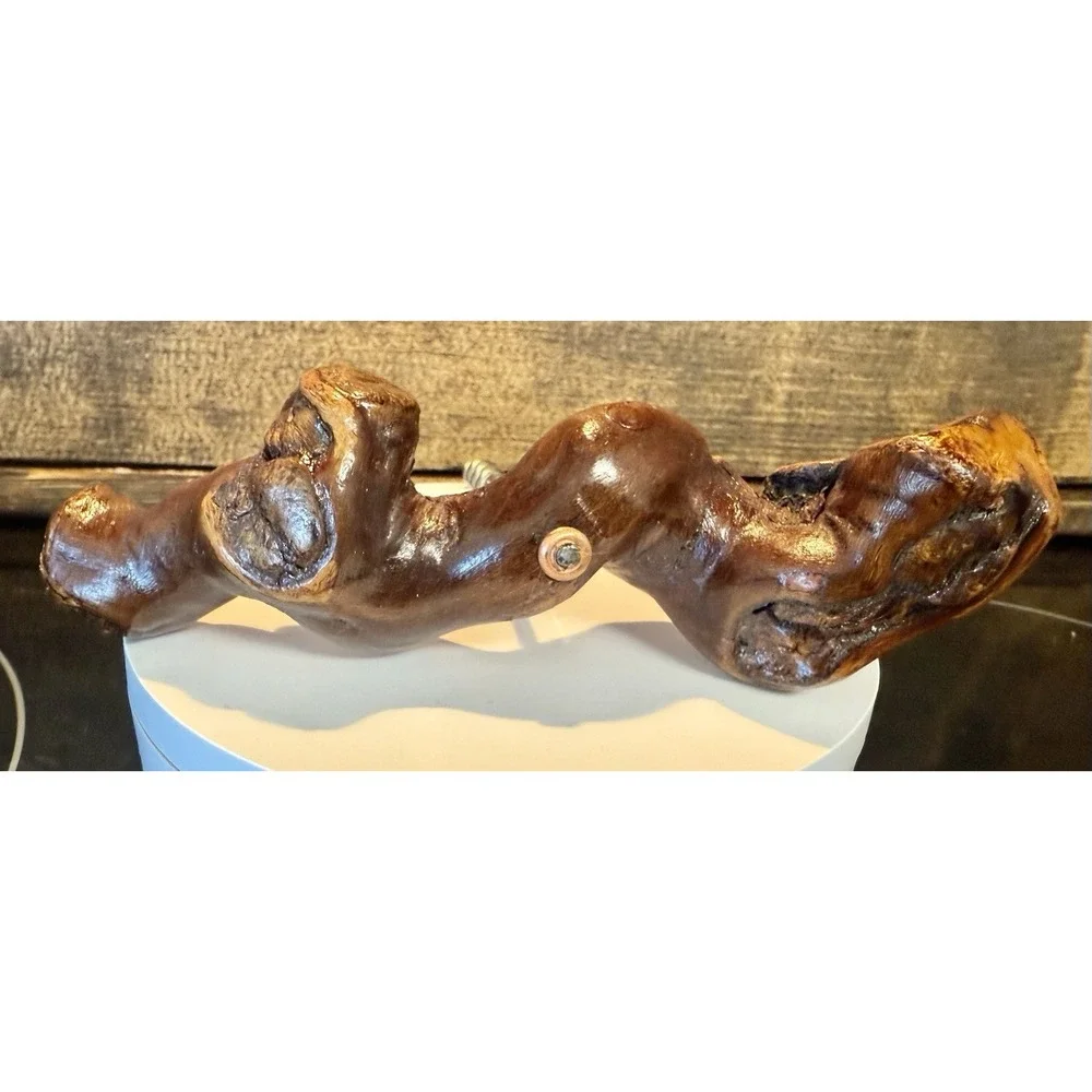 Burl Grape Vine Root Wood Cork Screw Wine Bottle Opener Brown Bar 6